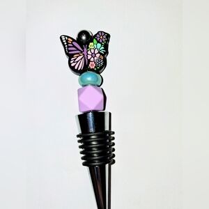 💜 Cute  Wine Bottle Stopper | Beaded Wine Gift | $12 Or Mix & Match 5 for $40